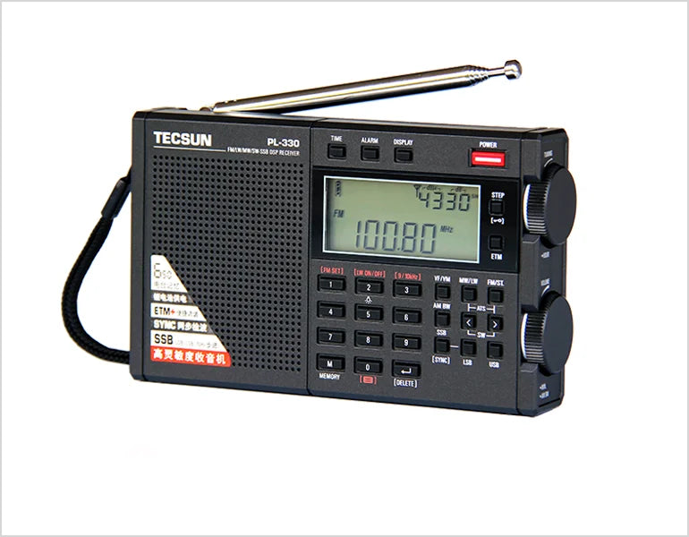 Tecsun PL-330 FM/MW/SW/LW SSB DSP Full-Band Radio Multi-functional Portable Radio Receivers High Sensitivity Radio PL330