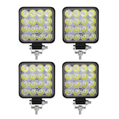 4 PCS 12V LED Light Bar Mini LED Work Light Off Road Spotlight for Jeep Truck 4X4 Car SUV ATV Barra LED Headlights