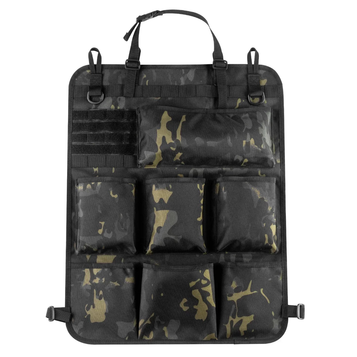 Car Seat Storage Organizer Seat Back Storage Bag Tactical Camo Hanging Bags Car Stowing Tidying Pocket Interior Accessories