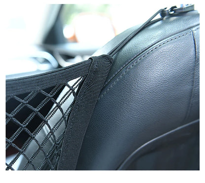 Car Storage Net Bag Between Seats Car Styling Storage Bag Elastic Mesh Net Organizer Auto Accessories