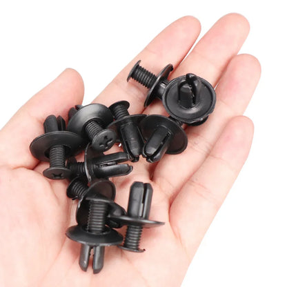 8mm/6mm Plastic Rivets Fasteners Screw Car Fender Bumper Screws Clips Rivets Auto 8mm Hole Plastic Push Pin Clip Car Accessories