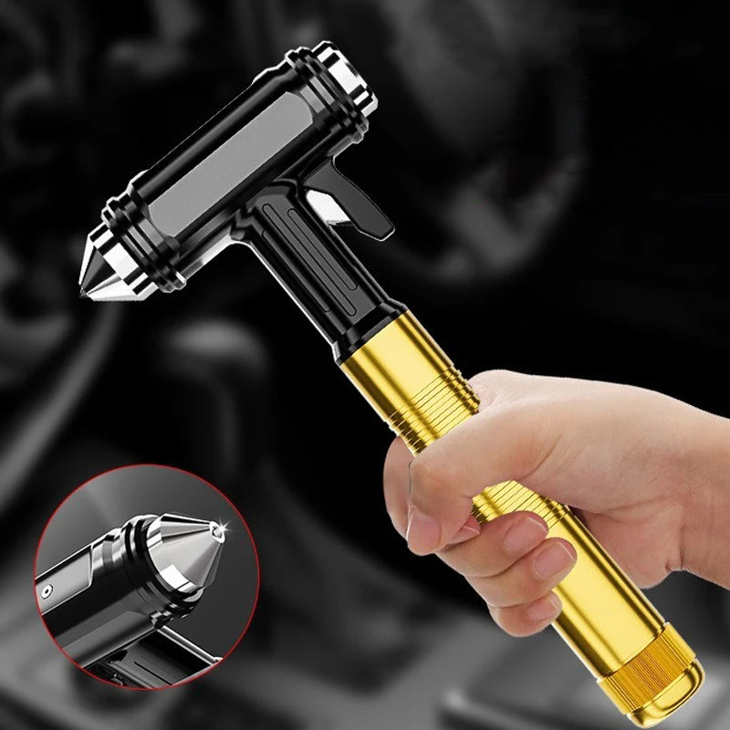 EAFC Car Safety Hammer Car Window Breaker Emergency Hammer Seat Belt Cutter Suitable for Car Rescue Escape Rescue Safety Hammer