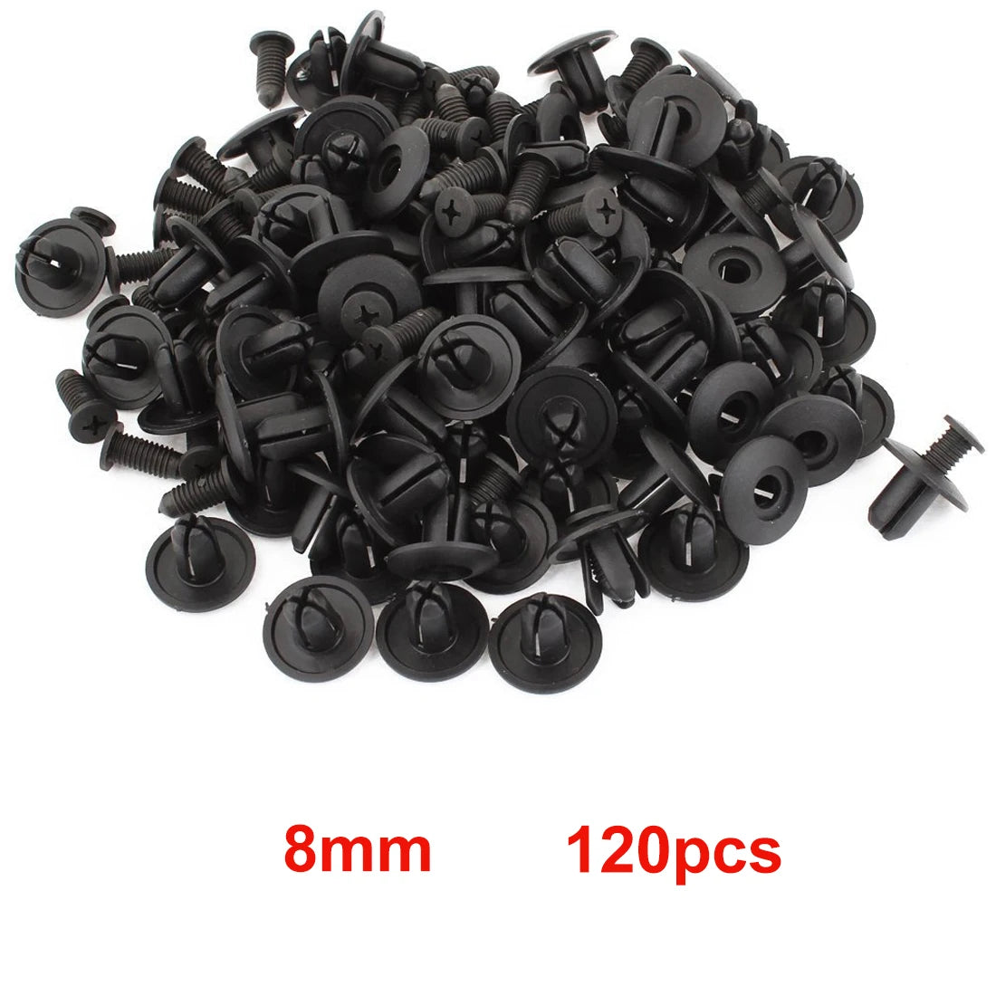 8mm/6mm Plastic Rivets Fasteners Screw Car Fender Bumper Screws Clips Rivets Auto 8mm Hole Plastic Push Pin Clip Car Accessories