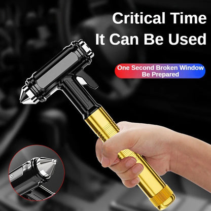 EAFC Car Safety Hammer Car Window Breaker Emergency Hammer Seat Belt Cutter Suitable for Car Rescue Escape Rescue Safety Hammer